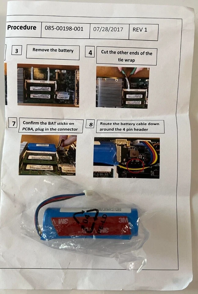 DROBO B1200i Network Controller Card  battery with Instructions -NEW - Image 2 of 4