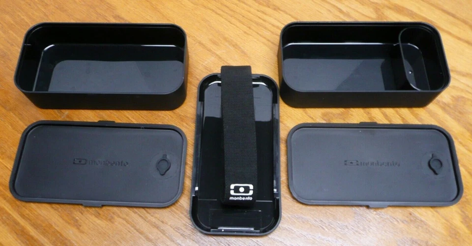 Caja de almuerzo portátil Monbento MB original Bento Box 2 niveles a prueba de fugas Foto 2 de 4