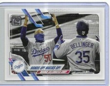 2021 Topps #303 Mookie Betts & Cody Bellinger 