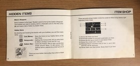 Milon&rsquo;s Secret Castle - Nintendo NES - Instruction Manual Only - INCOMPLETE