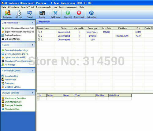 New ZK-TX628+ID TCP/IP Fingerprint Time Attendance EM Card & Fingerprint Clock - Picture 7 of 9
