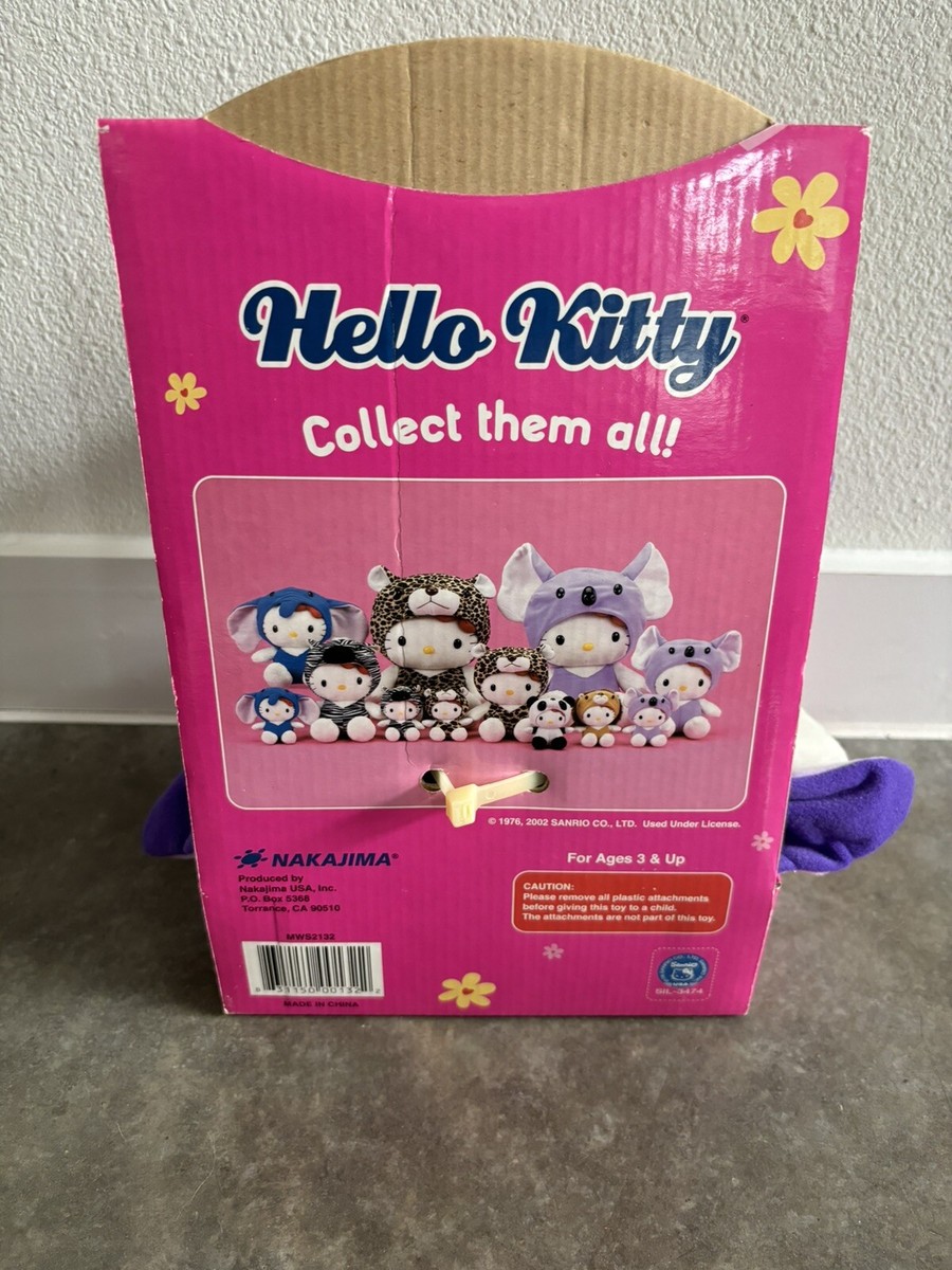 2002 NAKAJIMA Sanrio Hello Kitty Wild Safari Plush Parrot 9