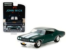 1970 CHEVROLET CHEVELLE SS 396 GREEN "JOHN WICK 2" 2017 1/64 GREENLIGHT 44780 F