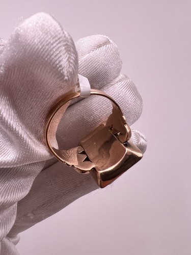 Vintage Tigerauge Kamee/Ingtalio Ring 10KYG - guter Zustand - Bild 5 von 6