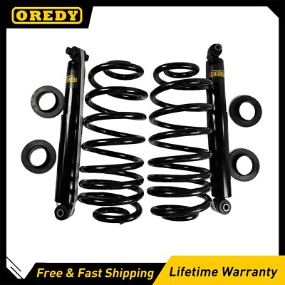 Rear Air Coil Spring Conversion Kit & Shocks for GMC Buick Chevy Isuzu Saab Set