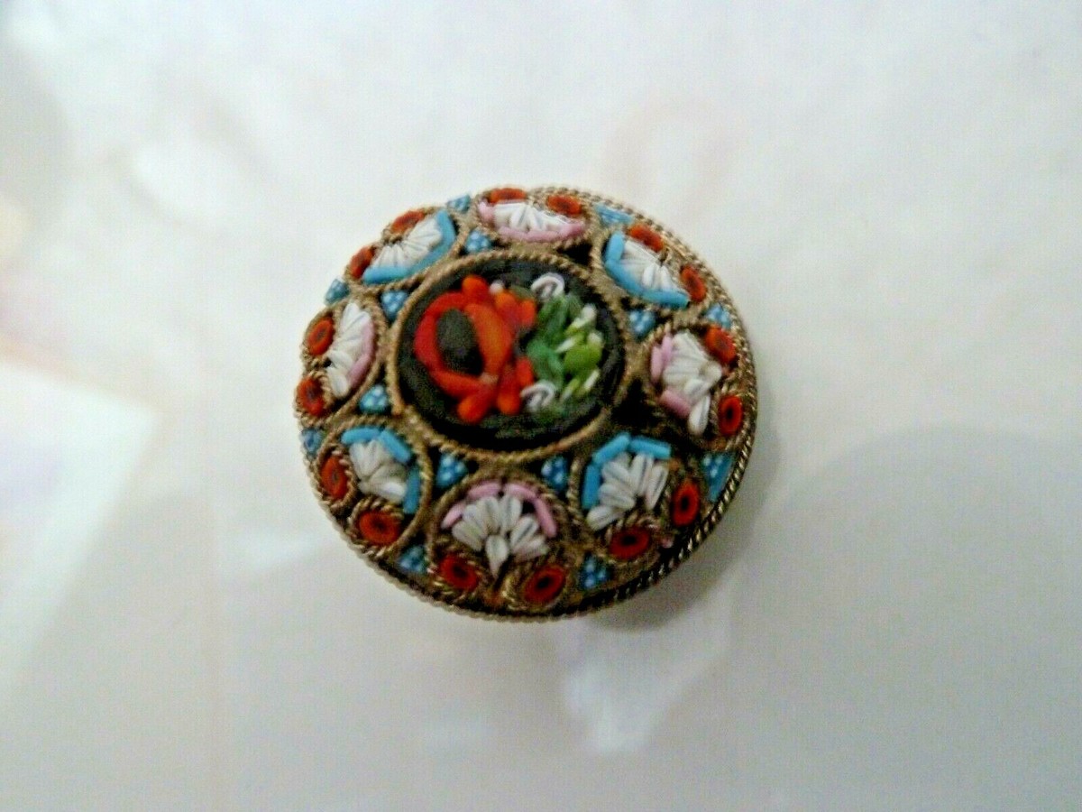Petite broche vintage Art Déco pour voilier ou galion en