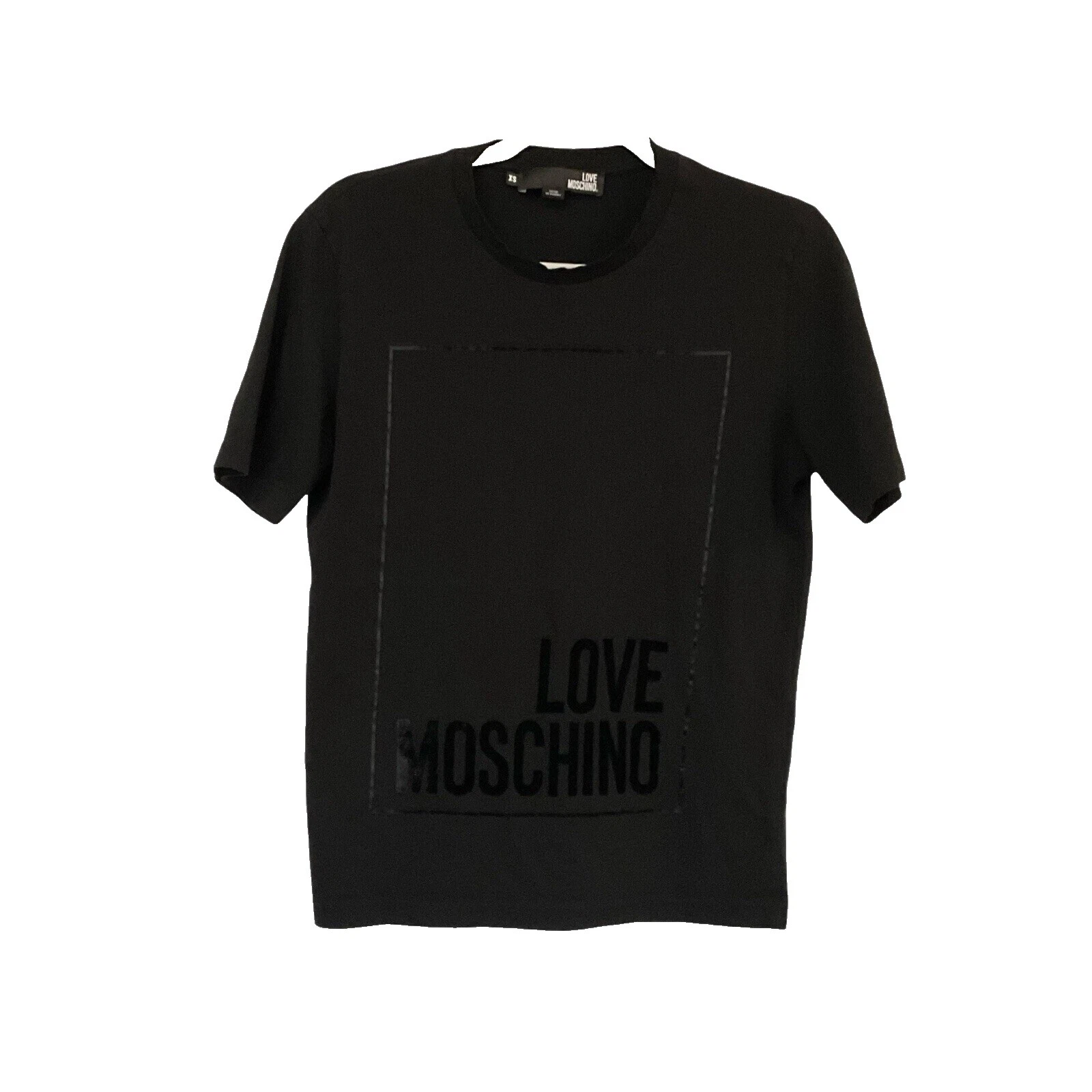 Mezcla de algodón Moschino negro Tops para mujer