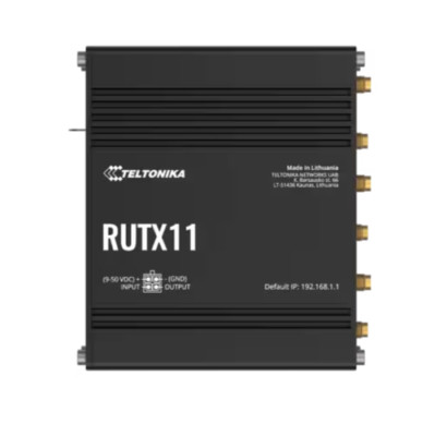 Teltonika RUTX11 Industrial 4G LTE Router - Dual SIM, Gb Ethernet, DualBand WiFi