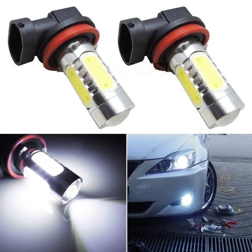 FOR Audi A5 B8 2007+ BRIGHT XENON WHITE 6000K H11 LED Fog Light Bulbs 12V UK 2PC - Picture 19 of 22