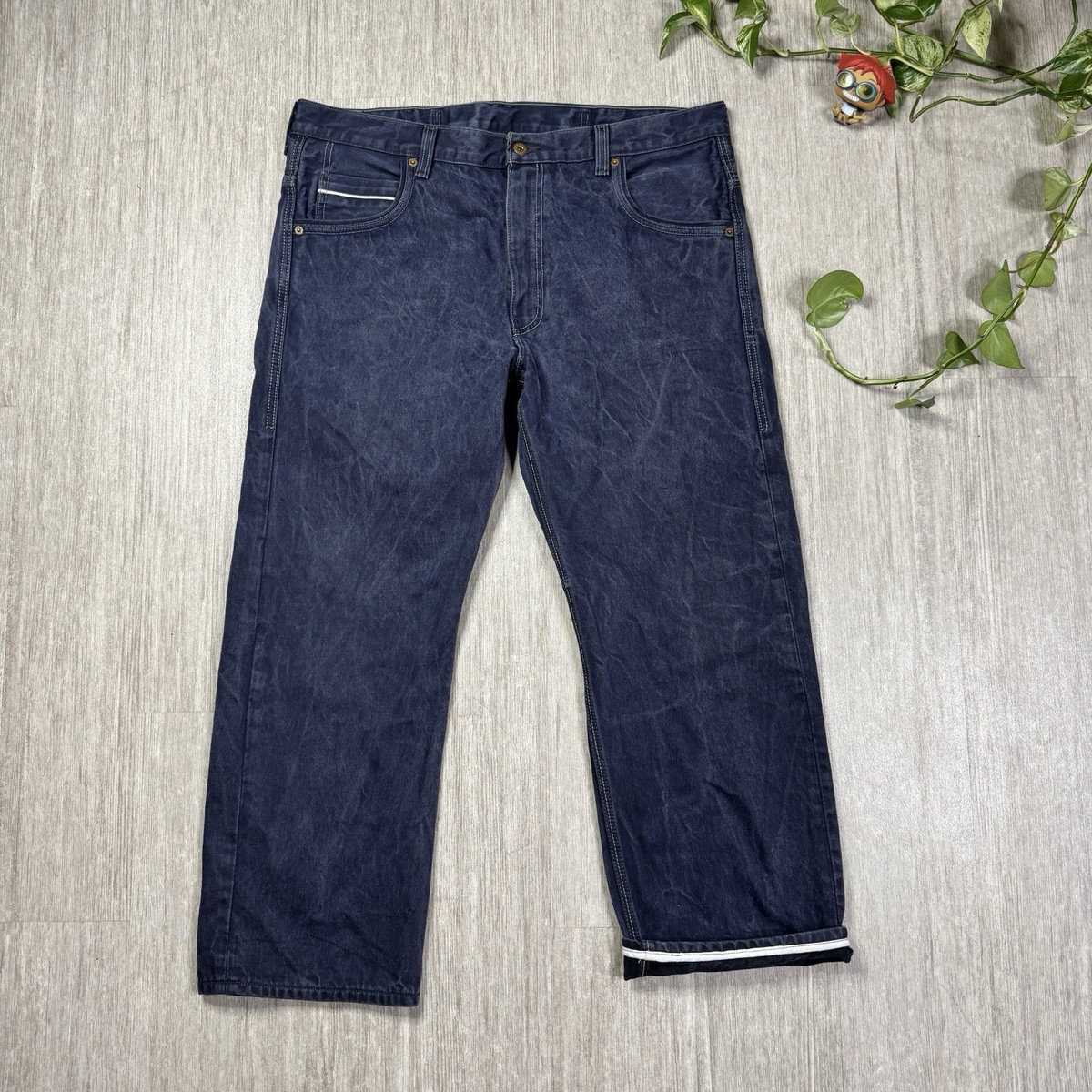Levi's 569 Loose Straightデニム W36L30 y2k Vintage Y2K Levi's® 569 Distressed Loose Straight Denim