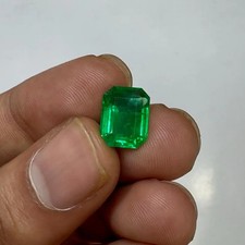 Natural Zambia Emerald Octagon Cut 8x6x4 MM 1.80 Cts Loose Gemstone For Jewelry