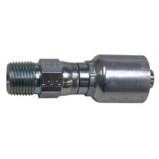 PARKER 11343-12-12 Crimp Fitting,3/4" I.D.,3/4",M,NPTF 21A824