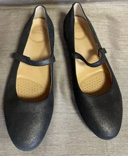 DANSKO LILLY Graphite Metallic Mary Jane Ballet Flats, 42 (U.S. 11.5-12) NWOT