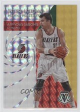 2019 Mosaic International Men of Mastery Silver Prizm Arvydas Sabonis #8 HOF n1u