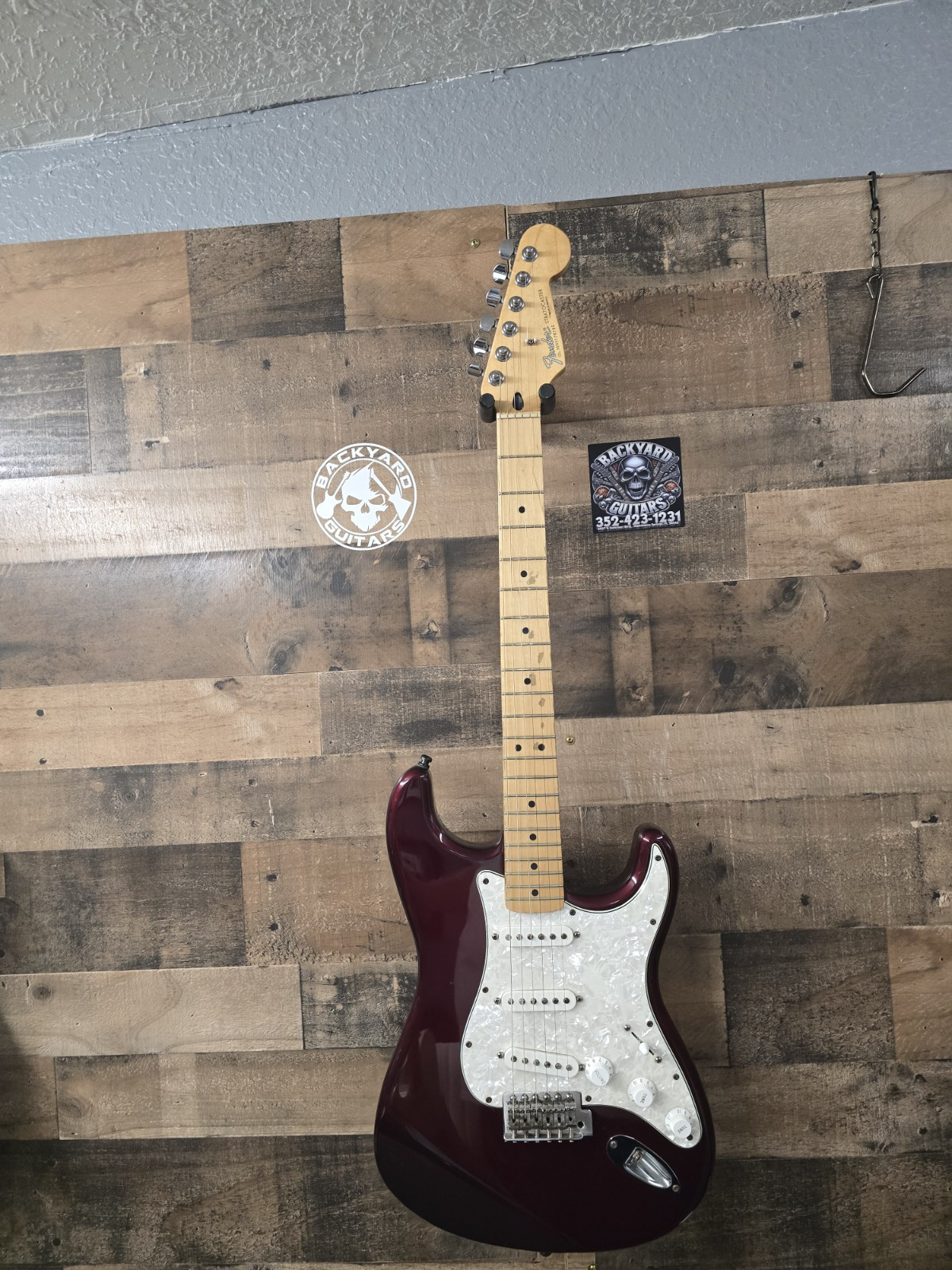 1995 Fender Standard Stratocaster MIM Burgundy | eBay