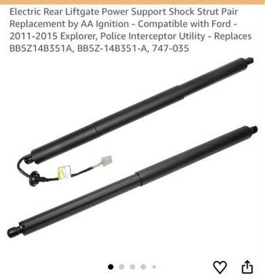 New ELECTRIC REAR LIFTGATE POWER SUPPRT SHOCK STRUT PAIR Explorer Interceptor