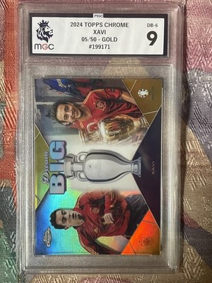 2024 Topps Chrome UEFA Euro Dream Big Gold Xavi Hernandez /50 MGC 9