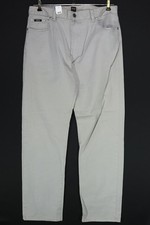 HUGO BOSS Montana Herren Jeans Hose W36 L34 36/34 grau hellgrau Stretch J4298