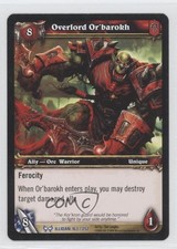 2008 World of Warcraft TCG: The Hunt for Illidan Overlord Or'barokh #163