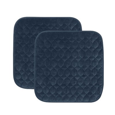 2 PCS Navy Waterproof Washable Seat Protector Pad Reusable Incontinence