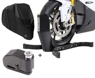 Motorradwippe + Alarm + Abdeckplane XXL für BMW C Evolution SM6