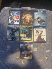 3d blue ray movies lot 7