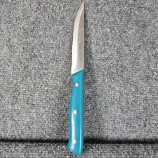 The Pioneer Woman Serrated Steak Knife Teal Blue Handle Stainless Steel