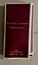 NEW on Card Ralph Lauren Romance Elixir Sample Spray .04 fl oz Free Shipping