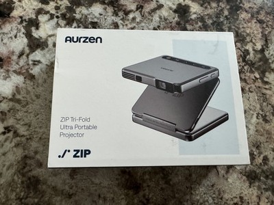 Aurzen ZIP Tri-Fold DLP Ultra Portable Mini Pico Projector Bluetooth 5.4 NIB