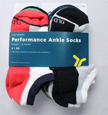 Old Navy Kids' Soft-Knit Performance Ankle Socks DH3 Multicolor Small NWT