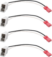 4Pcs Car Speakers Wire Cable Wiring Harness with Adapter Connector Plug for Hond