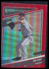 2021 Donruss #90b Lucas Giolito Holo Red "Big Foot