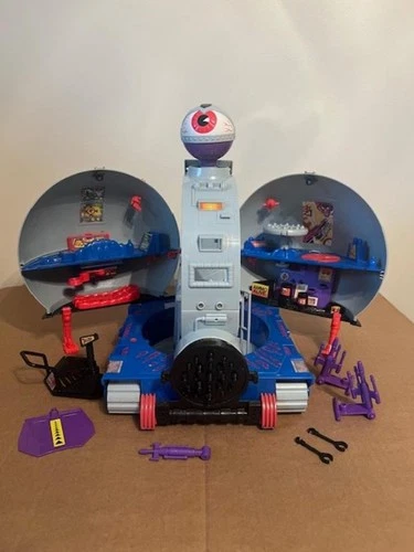 Vintage 1990 Playmates Ninja Turtles Technodrome Near Complete TMNT