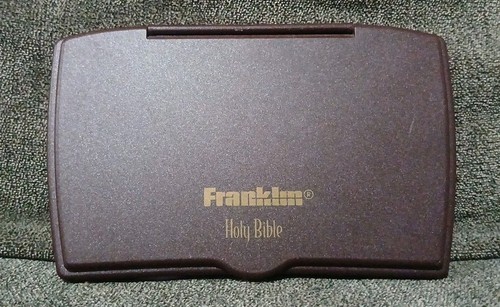 Franklin Bookman Electronic Holy Bible Model BIB-1450 ~ TESTED - Picture 2 of 3
