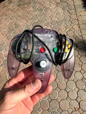 Vintage OEM Atomic Purple Authentic Nintendo 64 Controller