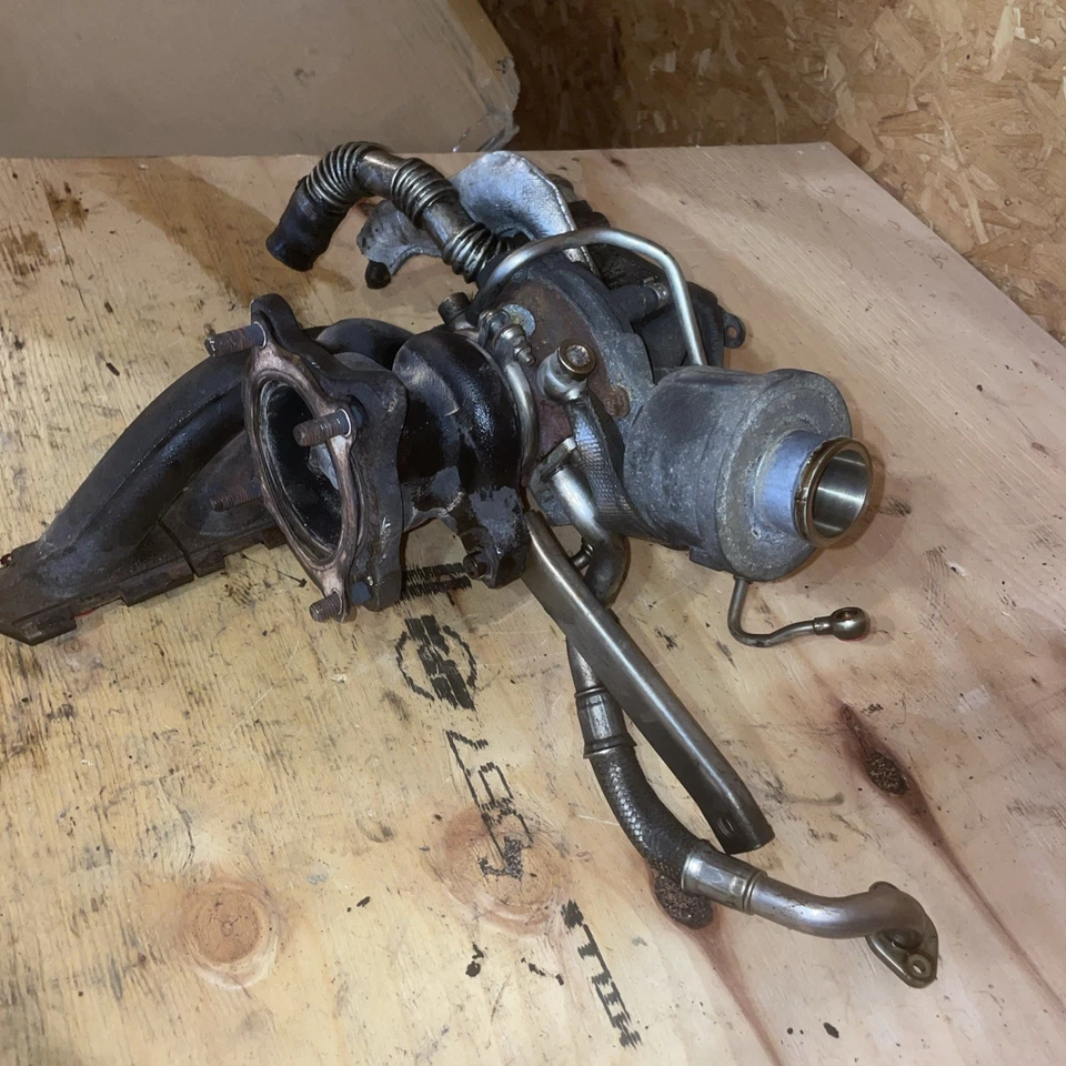 Audi A4 2.0T 2005-2008 turbo cargador colector de escape turbo Foto 4 de 4