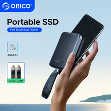 ORICO Magnetic External SSD Leather iPhone 15/16/17 Pro Max 4K ProRes HDR