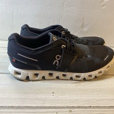 On Cloud 5 Running Athletic Sneakers Shoes Black Women s 10 NO INSOLES