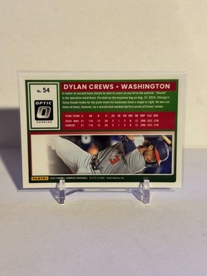 2025 Panini Donruss Baseball - DYLAN CREWS #54 - Optic Rated