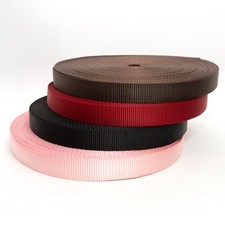 MADE IN USA - 1 Inch Heavy Duty Nylon Web Strap 20 Yard / 60 ft Roll Bulk Supply