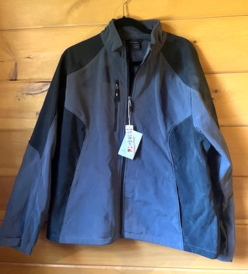 NWT North End Womens 3X Softshell Jacket Water-Repellent Fleece-Lined Zip Winter