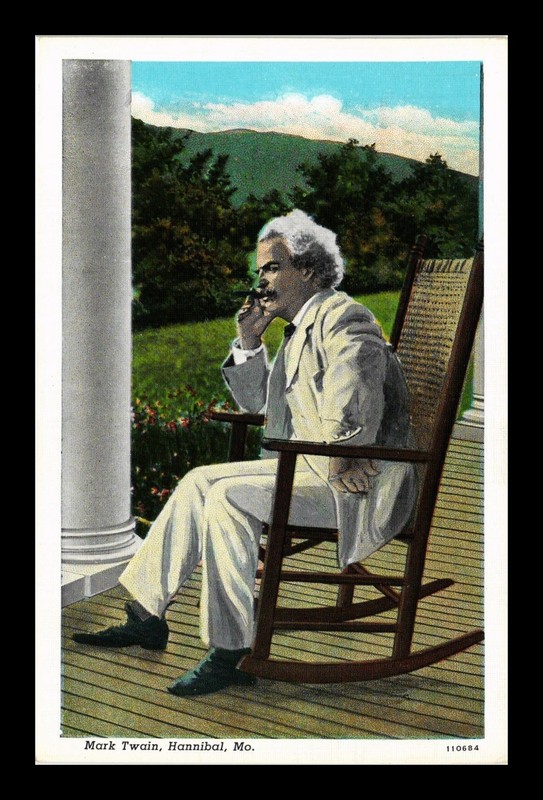 MARK TWAIN HANNIBAL MISSOURI POSTCARD