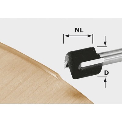 Festool Bündigfräser 19mm - Fräser für Kanten passend zu OFK/MFK 700, HW