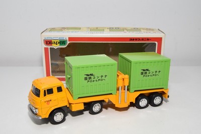 B71 1:55 ? T-48 DIAPET JAPAN MITSUBISHI FUSO T1000 LKW TRAILER CONTAINER MIB