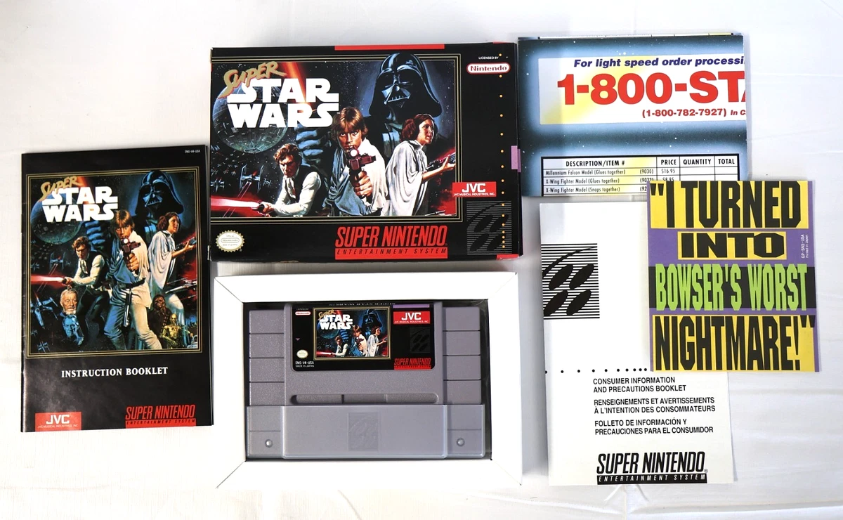 Jeu Super Star Wars – Super Famicom (SHVC-V4) – 1992 – Avec Boîte – État Correct