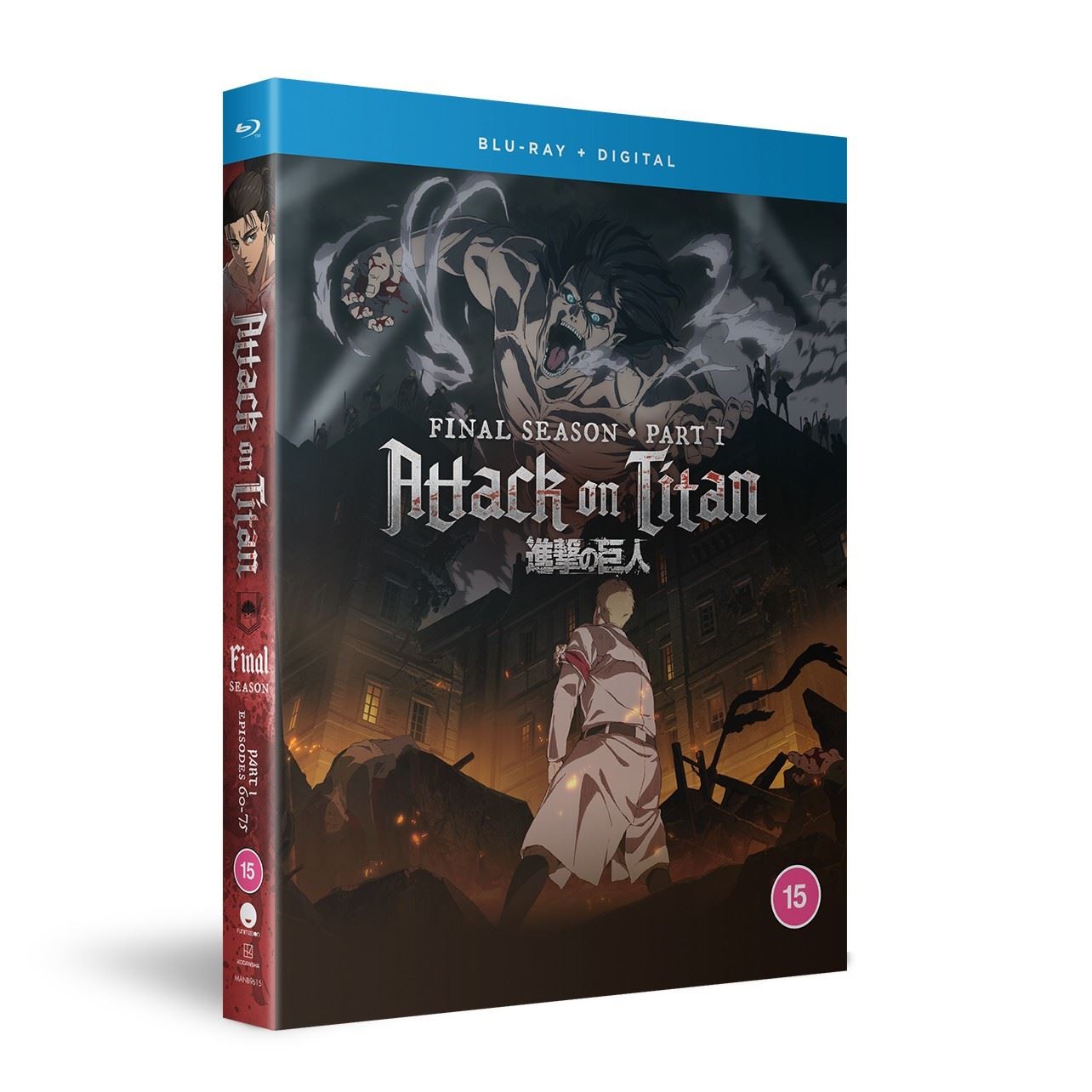 Attack On Titan: The Final Season - Part 1 [15] Blu-ray