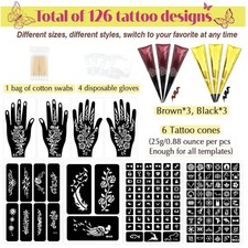 Expressive Tattoo Stencils for Men Women