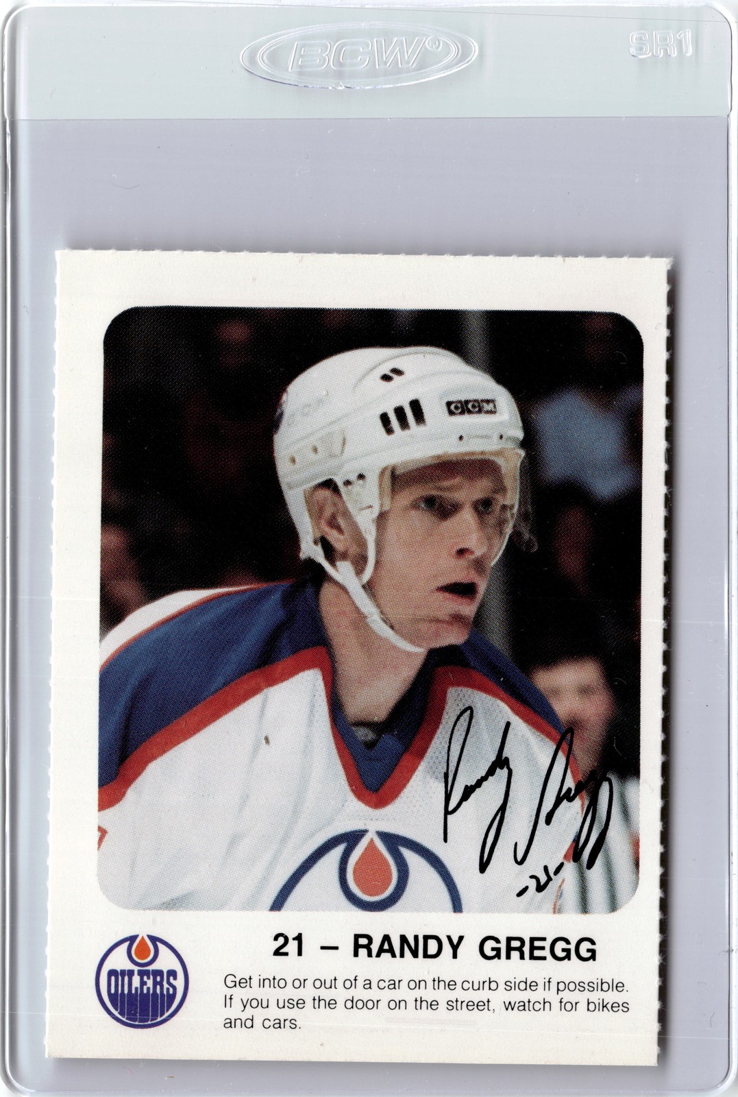 1986-87 Red Rooster Edmonton Oilers #NNO Randy Gregg