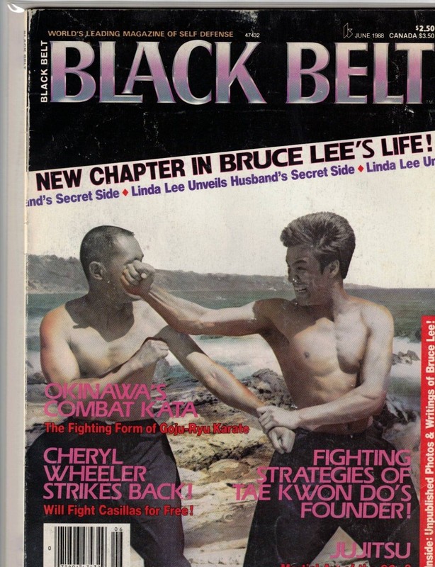 Black Belt Magazine, 1988 June, Bruce Lee & Ted Wong