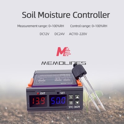 STC-3029 Digital Soil Humidity Sensor Switch Controller Regulator Hygrometer *gb